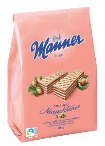 Manner Neapolitaner Waffeln mit Haselnusscreme 400g für 2,89€ (statt 3,79€) im Spar-Abo