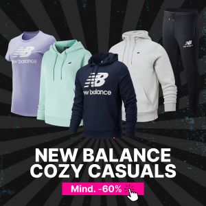 Geomix: Mindestens 60% Rabatt im New Balance Cozy Baumwolle Sale mit über 130 Artikeln