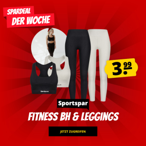 SportSpar.de “SparMieze” Damen Leggings oder Sport BH für nur je 3,99€