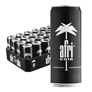 24er-Pack afri cola (Dosen mit je 330ml) für 14,28€ zzgl. Pfand – Prime Spar-Abo