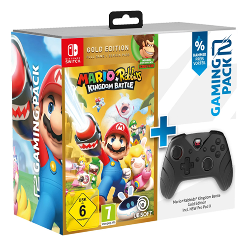 Mario & Rabbids Nintendo Switch inkl. NSW Pro Pad X Controller ab nur 47,87€ (statt 60€) – OTTO UP
