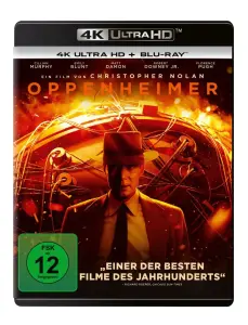 Oppenheimer in 4K UHD Blu-ray für 25,49€ (statt 29,99€) vorbestellen