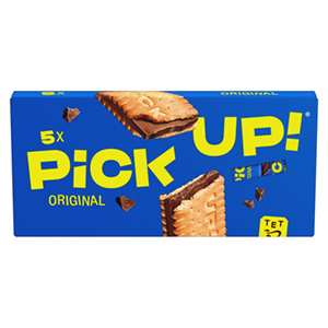 5er-Pack PiCK UP! Original Riegel mit Milchschokoladentafel (5 x 28g) für 1,42€ (statt 1,99€)