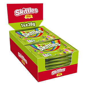 14x 38g Skittles Crazy Sours Kaubonbons ab nur 7,51€ (statt 11€) im Spar-Abo