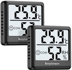 2er-Pack hoyiours Innen Thermometer Hygrometer für nur 4,99€ (statt 8,99€)