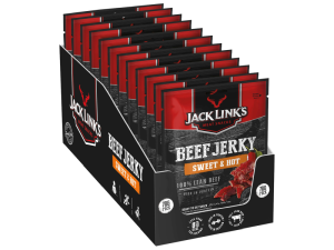 Jack Link’s Beef Jerky Sweet & Hot im 12er Pack für 40,90€ (statt 63€)