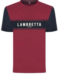 Lambretta Burgundy Herren T-Shirt Gr. S-3XL für nur 17,94€ (statt 20,94€)