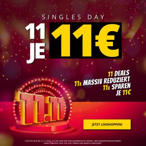 11% Rabatt auf das SportSpar auf 11 Deals zum Singels Day