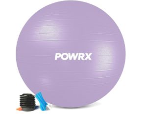 POWRX Gymnastikball (Lavendel Lila, 75 cm) für nur 10,99€