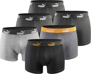 PUMA Boxershort 6er Pack Herren Basic Black Limited Edition für 29,99€
