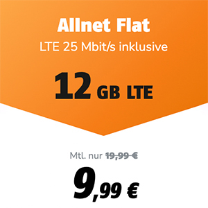 Klarmobil Allnet-Flats: 12/25/40 GB & bis zu 150 Mbit/s ab mtl. 9,99€