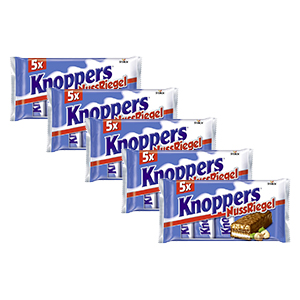 Knoppers NussRiegel Schokoriegel (25 Stück) für nur 8,05€ inkl. Prime-Versand