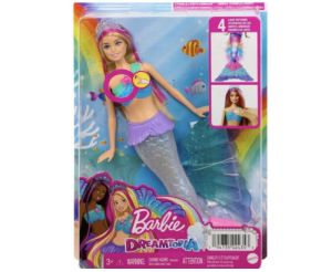 Nur heute: Barbie Anziehpuppe Zauberlicht Meerjungfrau (mit Leuchtfunktion) ab nur 16,99€ inkl. Versand