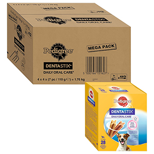 112er-Pack PEDIGREE DentaStix Zahnpflegesnack für nur 13,31€ (statt 20€)