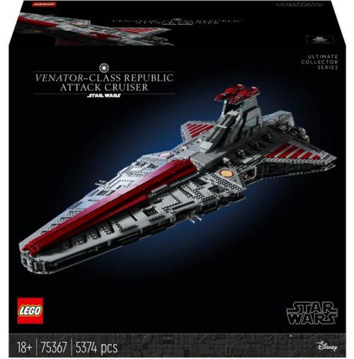 LEGO Star Wars 75367 Venator-Class Republic Attack Cruiser für nur 529€ (statt 606€)