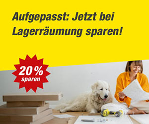 20% Extra-Rabatt auf über 110 ausgewählte Artikel im toom Onlineshop