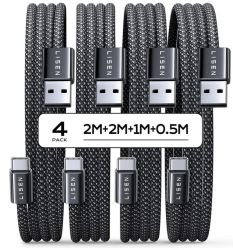 4er-Pack Lisen USB-C Schnellladekabel für nur 7,97€ (statt 13,99€)