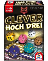 Schmidt Spiele 49384 Clever hoch DREI Würfelspiel aus der Serie Klein & Fein für nur 7,91€ (statt 10,83€)
