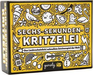 Gamely Sechs-Sekunden-Kritzelei: Das fetzige Zeichenspiel für 12,99€ (statt 18,79€)