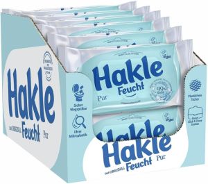 12x 42 Hakle Feucht Pur Feuchttücher (504 Tücher) für nur 12,65€ (statt 17,88€) – Prime