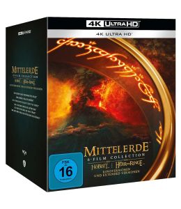 Mittelerde 6-Film Collection auf 4K Ultra HD Blu-rays für 79,87€ (statt 109,84€)