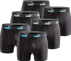 6er-Pack PUMA Herren Boxershort Combo New Black in der Basic Black Limited Edition für nur 29,99€ (statt 37,99€)