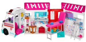 Barbie Puppen Krankenwagen (2 in 1 Spielset) für nur 46,99€ inkl. Versand