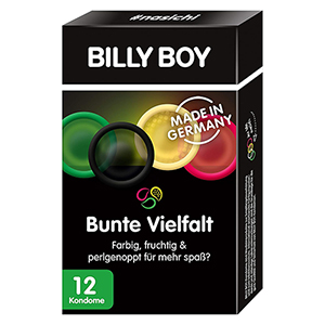 12er-Pack Billy Boy Kondome (farbig, fruchtig & prlgenoppt) ab nur 3,38€ – Prime Spar-Abo