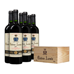 6 Flaschen Château Lacoste Cuvée Louis d ‘Or Côtes de Castillon in Holzkiste für 44,99€