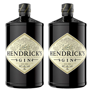 2 Flaschen (2x 1 L) Hendrick’s Gin für nur 65,95€ (statt 82€)