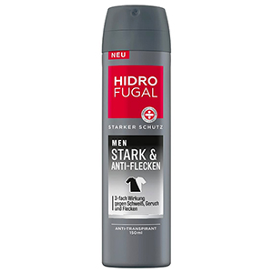 Hidrofugal MEN Stark & Anti-Flecken Deo-Spray (150 ml) ab nur 2,28€ (statt 3,55€)
