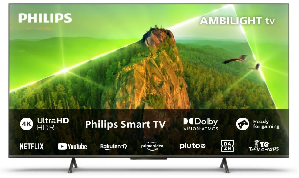 Philips 65PUS8108/12 Smart TV (65 Zoll, 4K UHD, HDR, Dolby Vision) für nur 599€ (statt 689€)