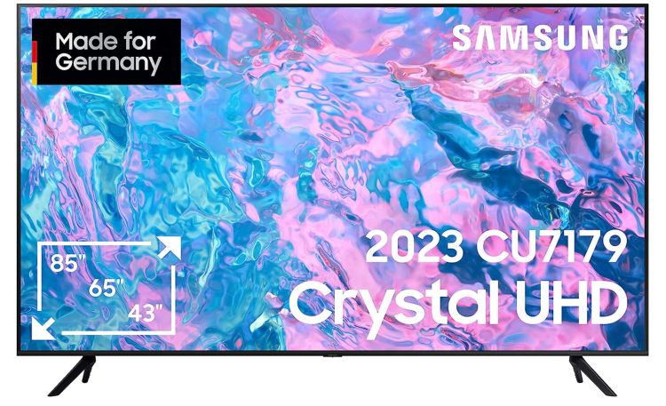 55″ Samsung Crystal UHD CU7179 (GU55CU7179UXZG) Smart TV für 379€