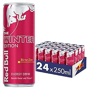 Schnell sein! 24 Dosen Red Bull Winter Edition Birne-Zimt für nur 18,72€ inkl. Pfand & Versand (statt 27€)