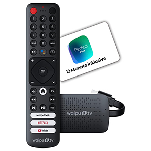 waipu.tv 4K Stick + 12 Monate Perfect Plus für nur 59,99€ inkl. Versand