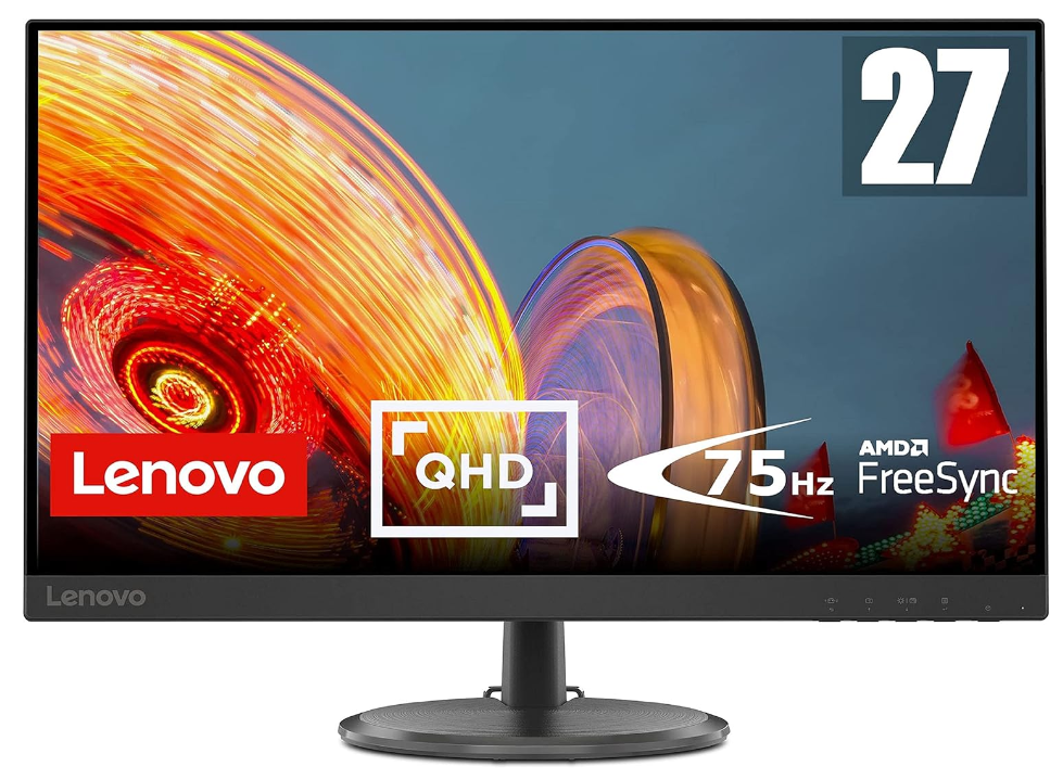 Lenovo C27q-35 27″ WQHD Monitor mit 2560×1440 und 60Hz für nur 129€ inkl. Versand