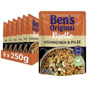 Ben’s Original Express Risotto Fertiggericht Hühnchen & Pilze 6 x 250g für 12,77€ (statt 16,74€) im Spar-Abo