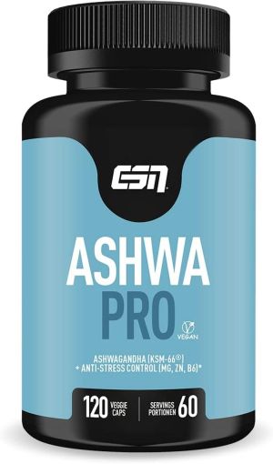 ESN Ashwa Pro, 120 Kapseln für 17,49€ zzgl. Versand