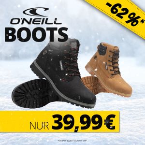 O’Neill Winter Sale mit bis zu 62% Rabatt – z.B. Winterschuhe & Jacken