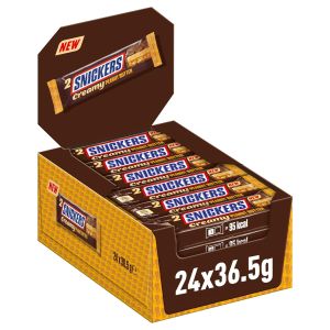 Snickers Creamy Peanut Butter 24 x 36,5g für 11,24€ (statt 23,76€) im Spar-Abo