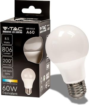 V-TAC LED Glühbirne E27 8,5W nur 0,83€