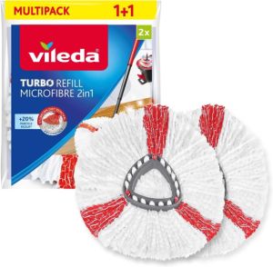 Vileda Turbo 2in1 EasyWring&Clean Wischmopp Ersatzköpfe für 10,74€ (statt 15,03€)