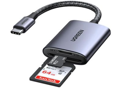 UGREEN 80888 USB C Kartenleser für SD- und Micro SD Karten nur 11,99€