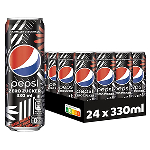 24x 0,33 l Pepsi Zero Zucker (Eintracht Frankfurt Edition) ab nur 9,71€ zzgl. Pfand – Prime Spar-Abo