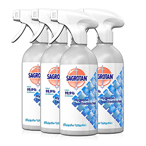 4 x 500 ml Sagrotan Hygiene-Textilerfrischer ab 12,76€ (statt 15,80€) – Prime Spar-Abo