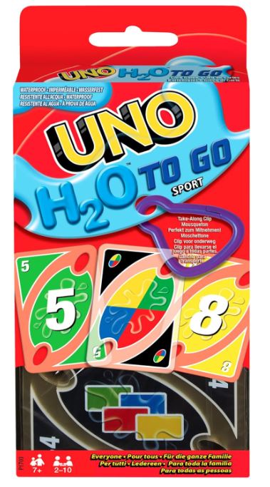 Mattel Games P1703 – UNO H2O (wasserfeste Karten) für 13,09€ (statt 18€)- Prime