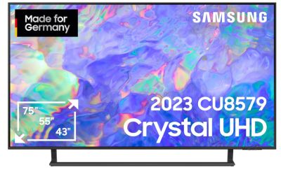 50″ Samsung Crystal CU8579 Fernseher AirSlim Design GU50CU8579UXZG für 529€
