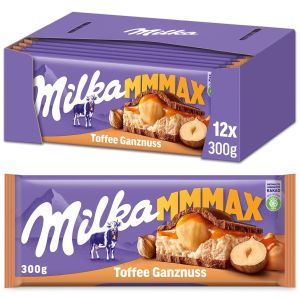 Geht wieder: Milka Toffee Ganznuss 12 x 300g für 21,86€ (statt 27,48€) im Spar-Abo