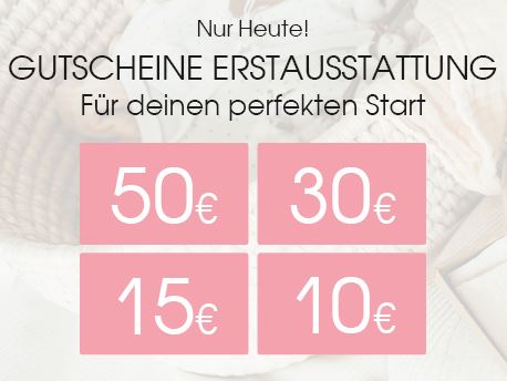 Nur heute: Bis zu 50€ Rabatt auf versch. Kategorien zur Erstausstattung im Babymarkt Onlineshop