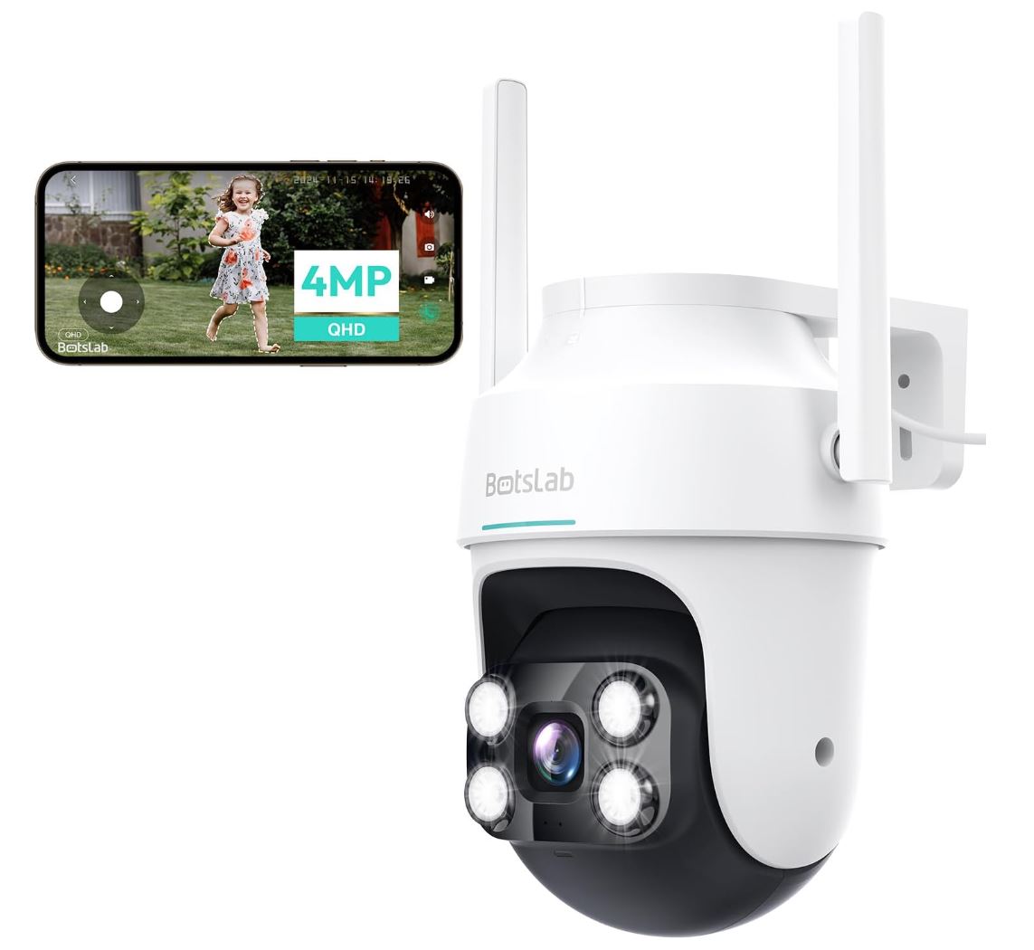 BOTSLAB WiFi Überwachungskamera für den Außenbereich für nur 47,99€ inkl. Versand